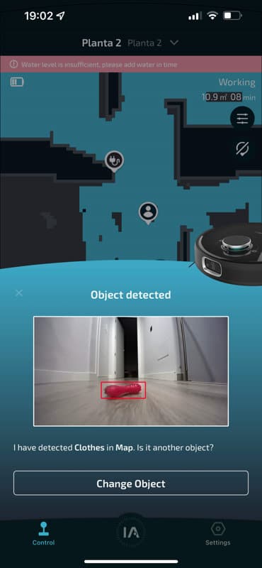 Deteccion objetos robot Conga 9090 2